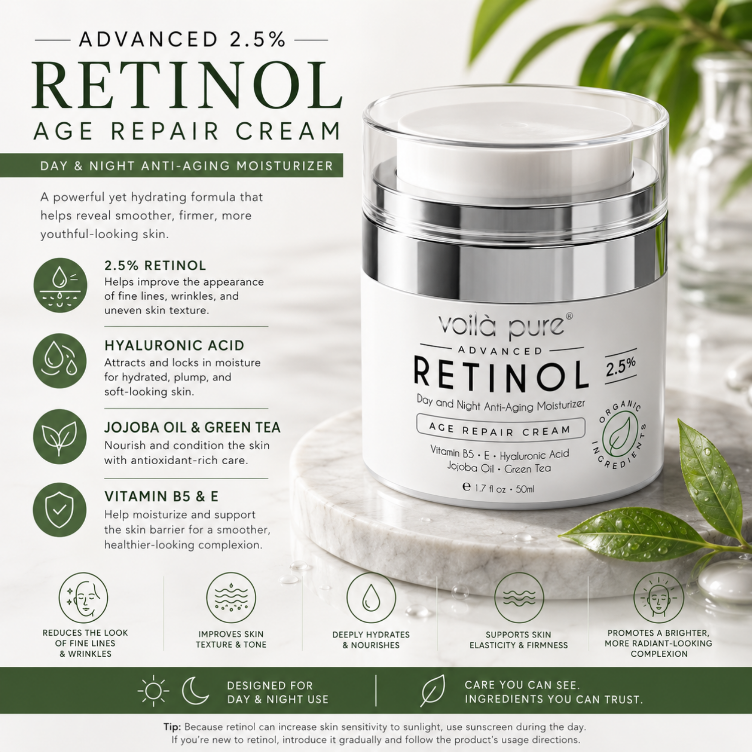 Retinol Moisturiser 50ml