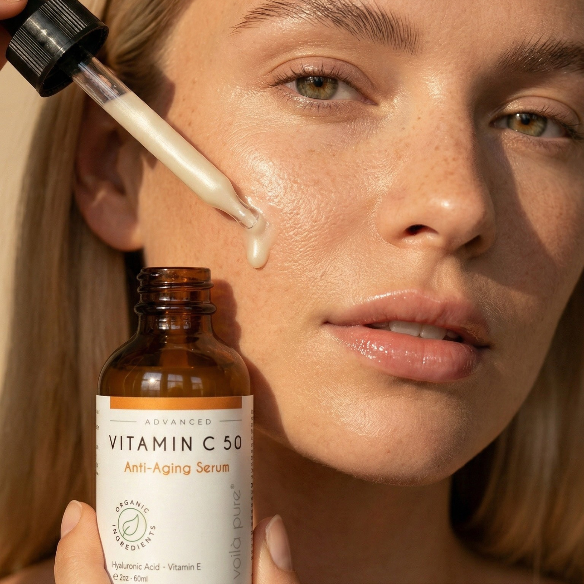 Voila Pure Vitamin C Serum with stay-C 50-stable,and clinically proven for brighter, healthier skin