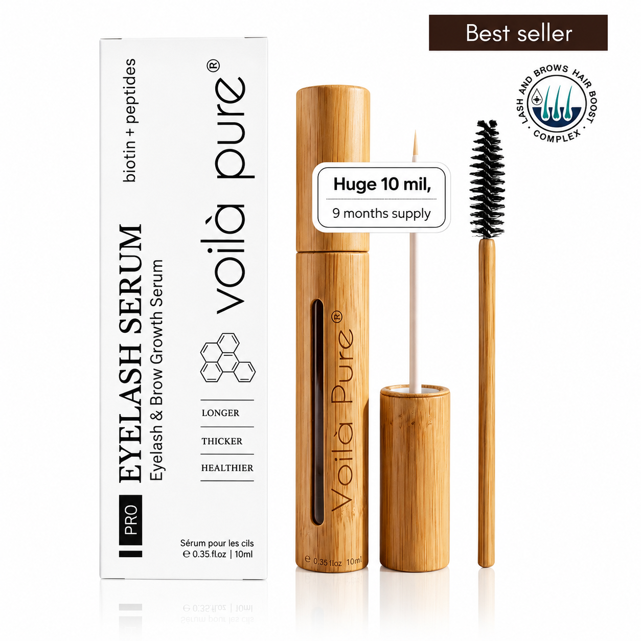 Voila Pure Peptide Lash Growth Serum